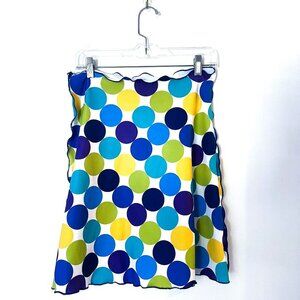HAYSTACKS Women's Dot Slip On Skirt size Medium
